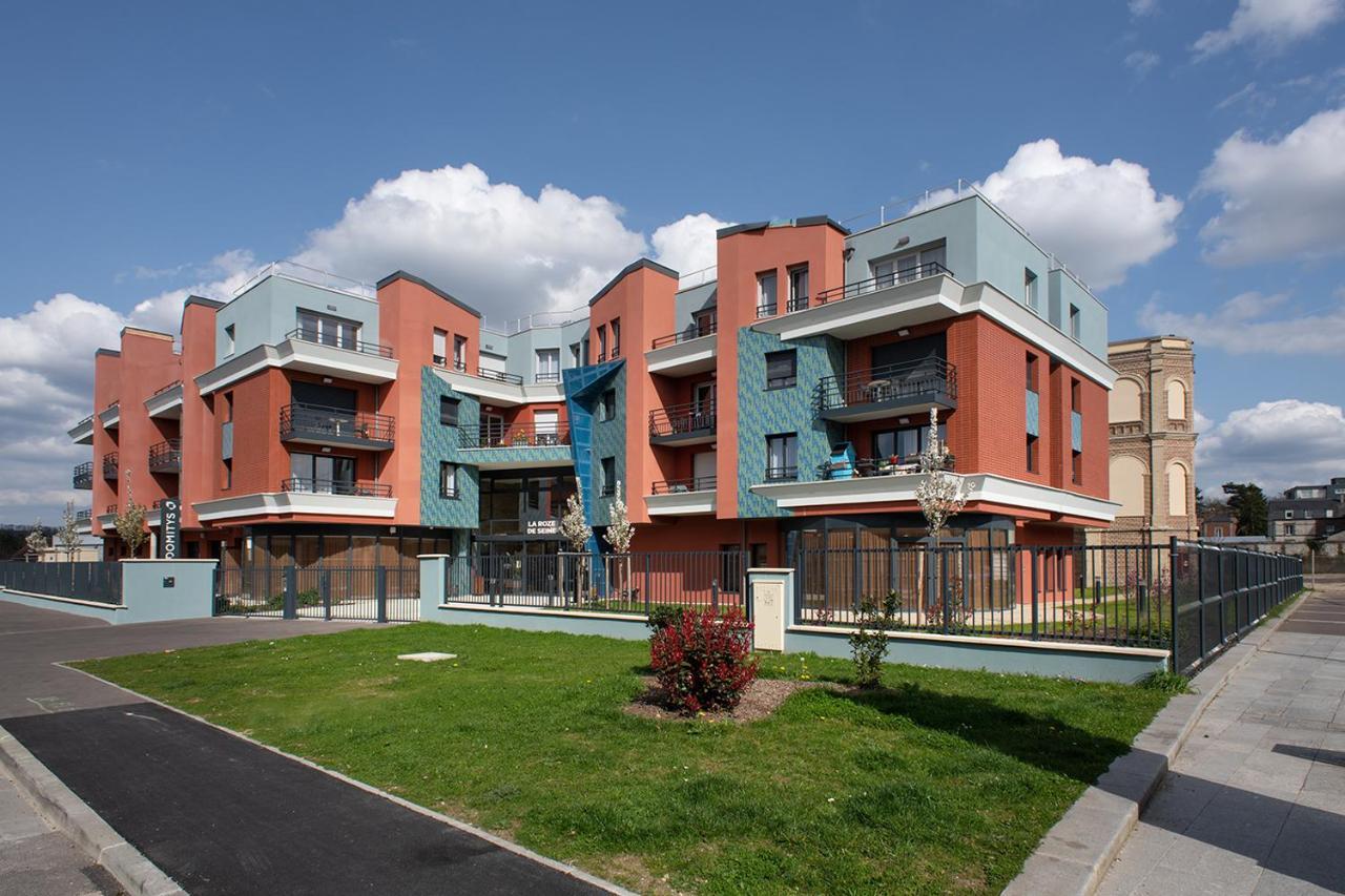 Aparthotel Domitys La Roze De Seine Saint-Aubin-lès-Elbeuf Exterior foto